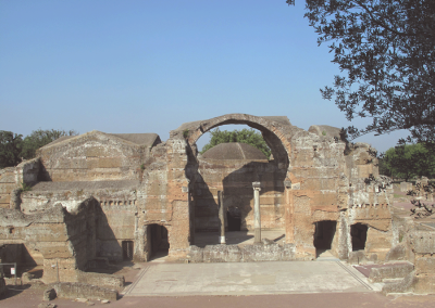 Large baths at the villa